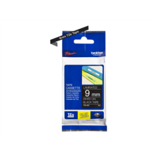 Brother , TZe-325 Laminated Tape , White on Black , TZe , 8 m , 9 cm