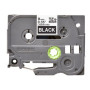 Brother , TZe-325 Laminated Tape , White on Black , TZe , 8 m , 9 cm