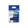 Brother , TZe-325 Laminated Tape , White on Black , TZe , 8 m , 9 cm
