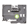Brother , TZe-325 Laminated Tape , White on Black , TZe , 8 m , 9 cm
