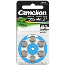 Camelion , A675/DA675/ZL675 , Zinc air cells , 6 pc(s) Camelion , A675/DA675/ZL675 , Zinc air cells , 6 pc(s)
