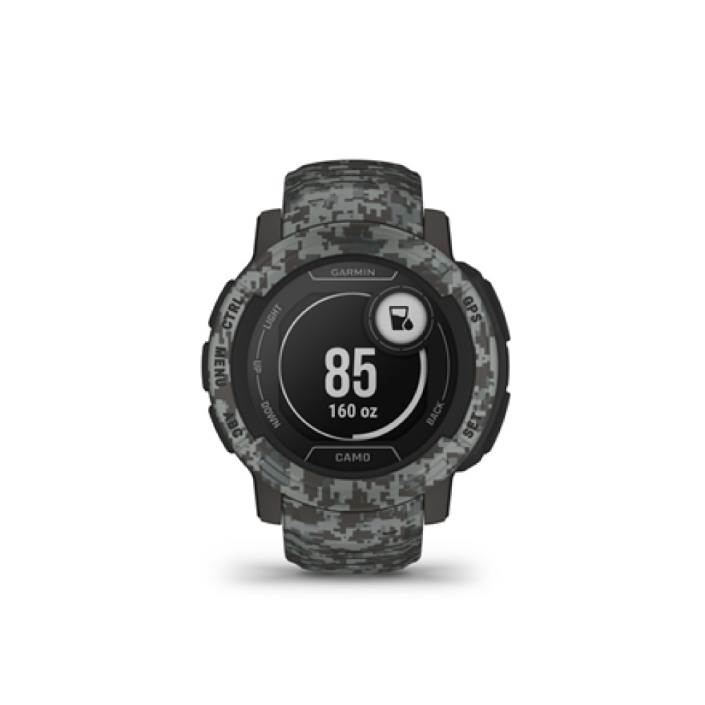 Sports watch Instinct 2 Camo Edition , GPS (satellite) , Waterproof , Graphite Camo