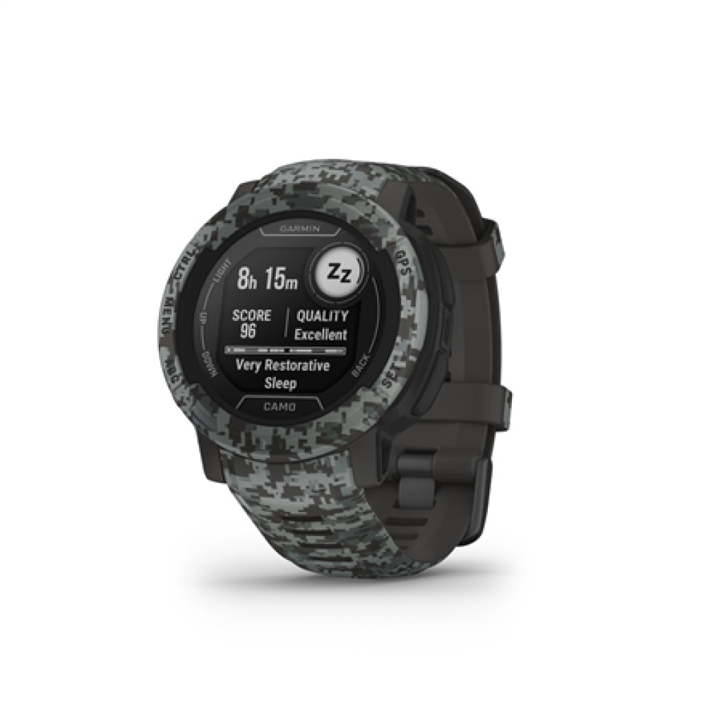 Sports watch Instinct 2 Camo Edition , GPS (satellite) , Waterproof , Graphite Camo