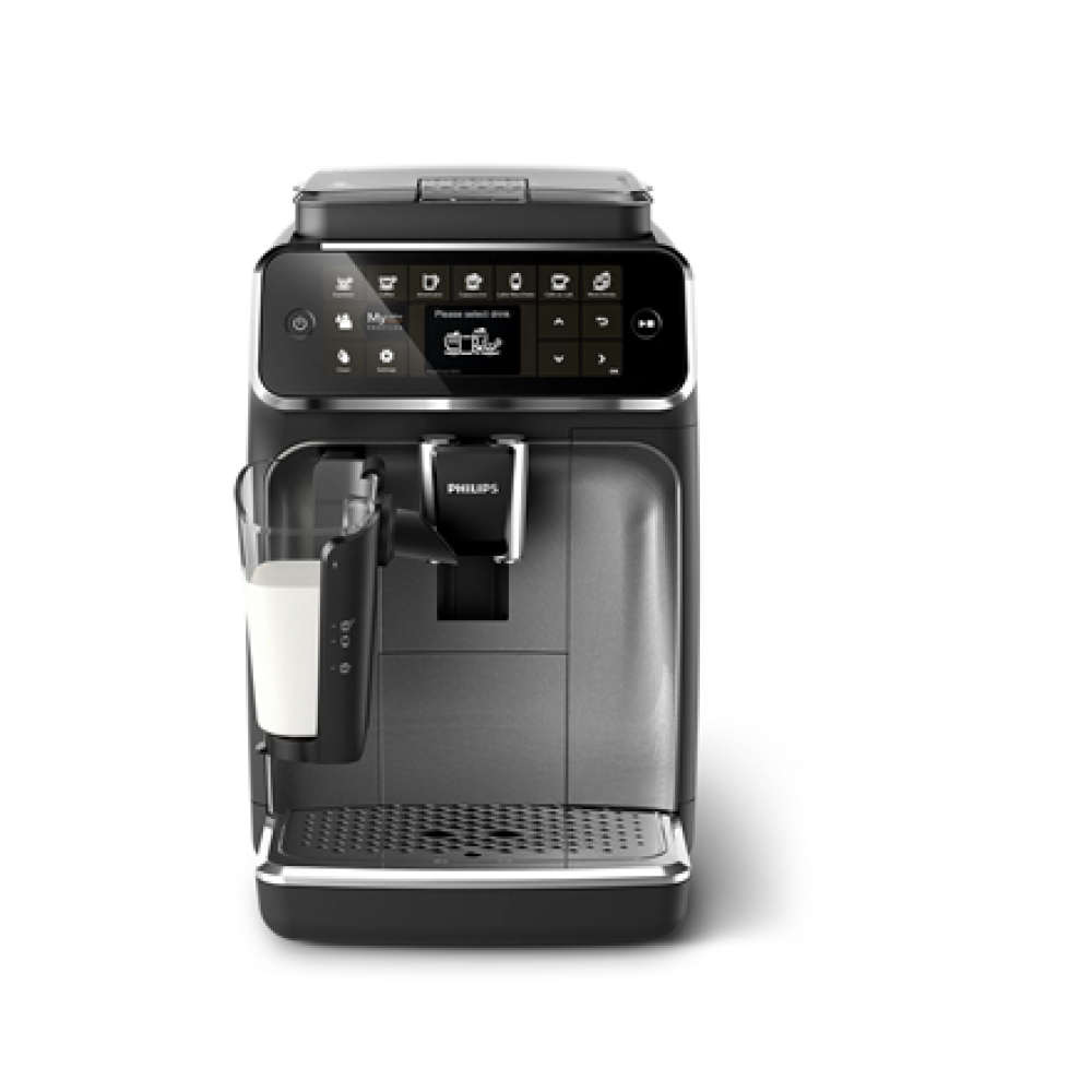 Philips Coffee maker , EP4346/71 4300 Series , Pump pressure 15 bar , Built-in milk frother , Fully Automatic , 1500 W , Black
