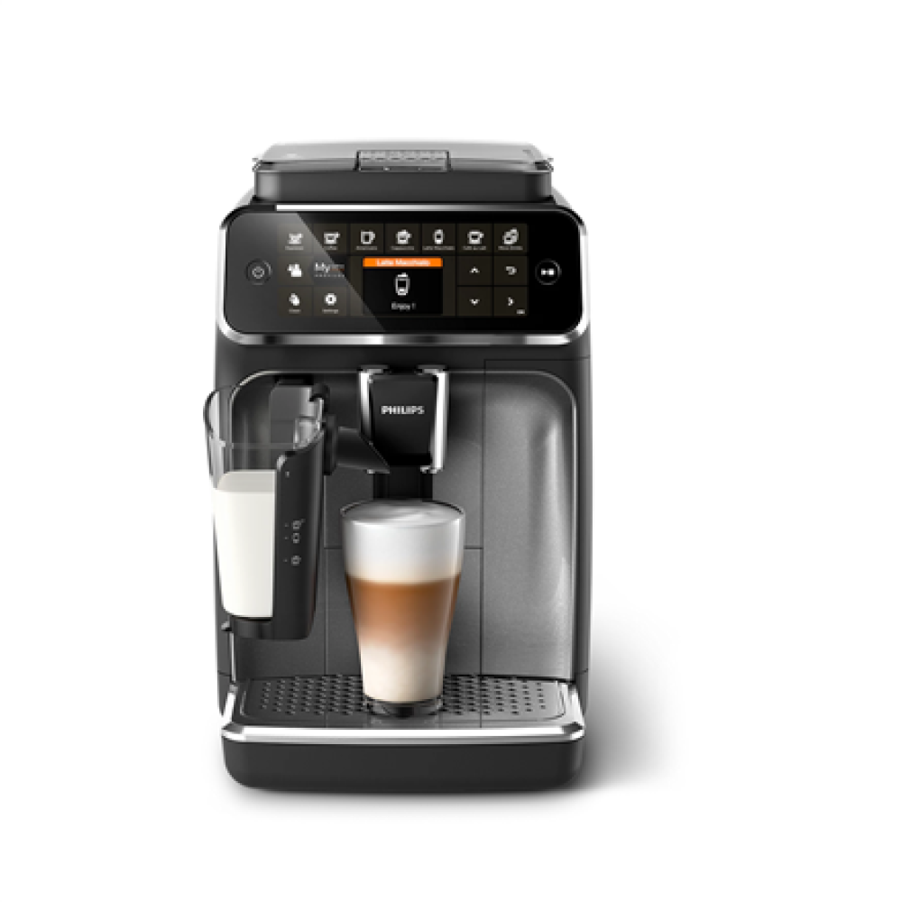 Philips Coffee maker , EP4346/71 4300 Series , Pump pressure 15 bar , Built-in milk frother , Fully Automatic , 1500 W , Black