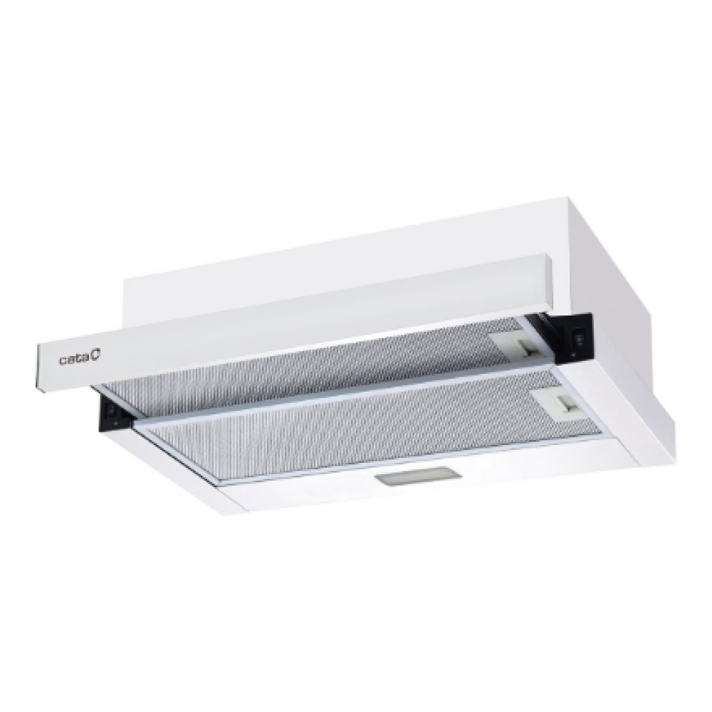 CATA , Hood , TFB-5160 WH , Telescopic , Energy efficiency class C , Width 59.5 cm , 300 m³/h , Mechanical , CSLED , White