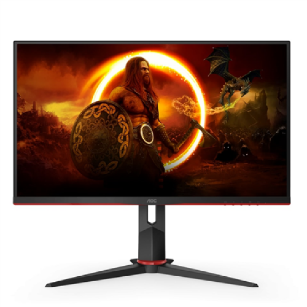 AOC , Monitor , 27G2SPU/BK , 27 , IPS , FHD , 16:9 , 165 Hz , 1 ms , 1920 x 1080 , 250 cd/m² , HDMI ports quantity 2 , Black/Red , Warranty 36 month(s)