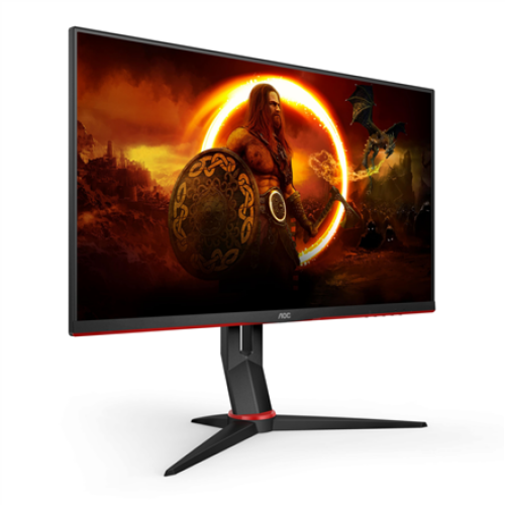 AOC , Monitor , 27G2SPU/BK , 27 , IPS , FHD , 16:9 , 165 Hz , 1 ms , 1920 x 1080 , 250 cd/m² , HDMI ports quantity 2 , Black/Red , Warranty 36 month(s)