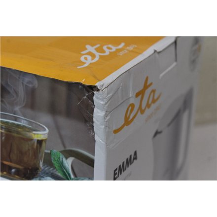 SALE OUT. ETA ETA559590010 Emma Electric kettle, 1.5 L, White , SALE OUT. , ETA Kettle , ETA559590010 Emma , Electric , 2200 W , 1.5 L , Stainless steel , 360° rotational base , White , DAMAGED PACKAGING