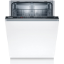 Bosch Dishwasher SHV2ITX22E Series 2 Built-in, Width 60 cm, Number of place settings 12, Number of programs 4, Energy efficiency class E, Display, AquaStop function, White, Made in Germany