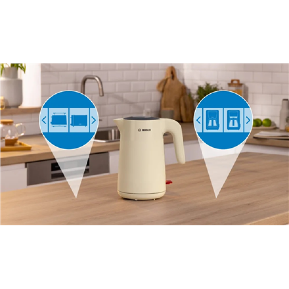 Bosch , Kettle , TWK2M167 MyMoment , Electric , 2400 W , 1.7 L , Plastic , Beige