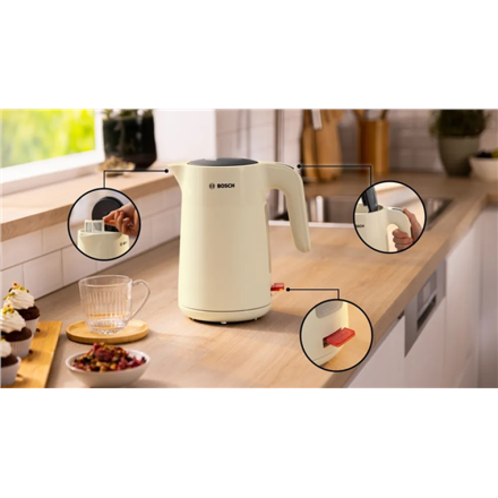 Bosch , Kettle , TWK2M167 MyMoment , Electric , 2400 W , 1.7 L , Plastic , Beige