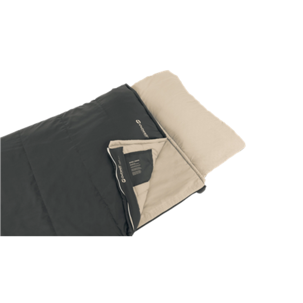 Outwell Contour Prime , Sleeping Bag , 220 x 85 cm , Temperature -13 to 16 °C , 2-way L-shape open-end with auto lock