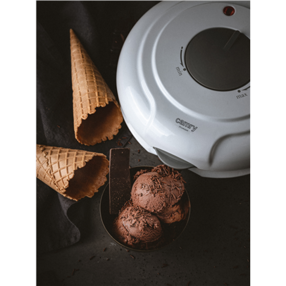 Camry Waffle maker/cone maker , CR 3082 , 750 W , Number of pastry 1 , Waffle , White