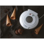 Camry Waffle maker/cone maker , CR 3082 , 750 W , Number of pastry 1 , Waffle , White