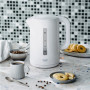 Adler , Kettle , AD 1386 , Electric , 1850 W , 2.2 L , Plastic , 360° rotational base , White
