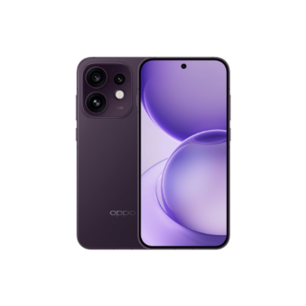 OPPO Reno16 5G (CPH2865) , Purple Black , 6.32 , AMOLED , 2640 x 1216 pixels , Qualcomm , Snapdragon 7 Gen 4 , Internal RAM 8 GB , 512 GB , Dual SIM , 5G , Main camera resolution 50+50+50 MP , Secondary camera resolution 50 MP , Android , 16