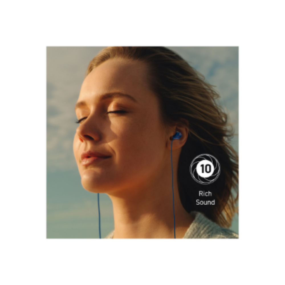 Panasonic Earphones , RP-TCM225DEA , Wired , In-Ear , Microphone , Blue