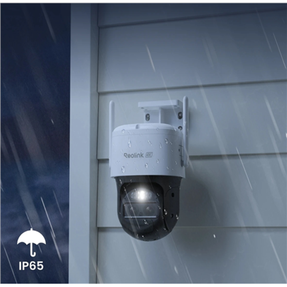 Reolink 4K Dual-Lens Wi-Fi 6 Battery-Powered Security Camera withSolar Panel 2 , Trackmix Series B770 , PTZ , 2.8mm/F1.6 , H.264/H.265 , Micro SD, Max. 256 GB