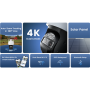 Reolink 4K Dual-Lens Wi-Fi 6 Battery-Powered Security Camera withSolar Panel 2 , Trackmix Series B770 , PTZ , 2.8mm/F1.6 , H.264/H.265 , Micro SD, Max. 256 GB