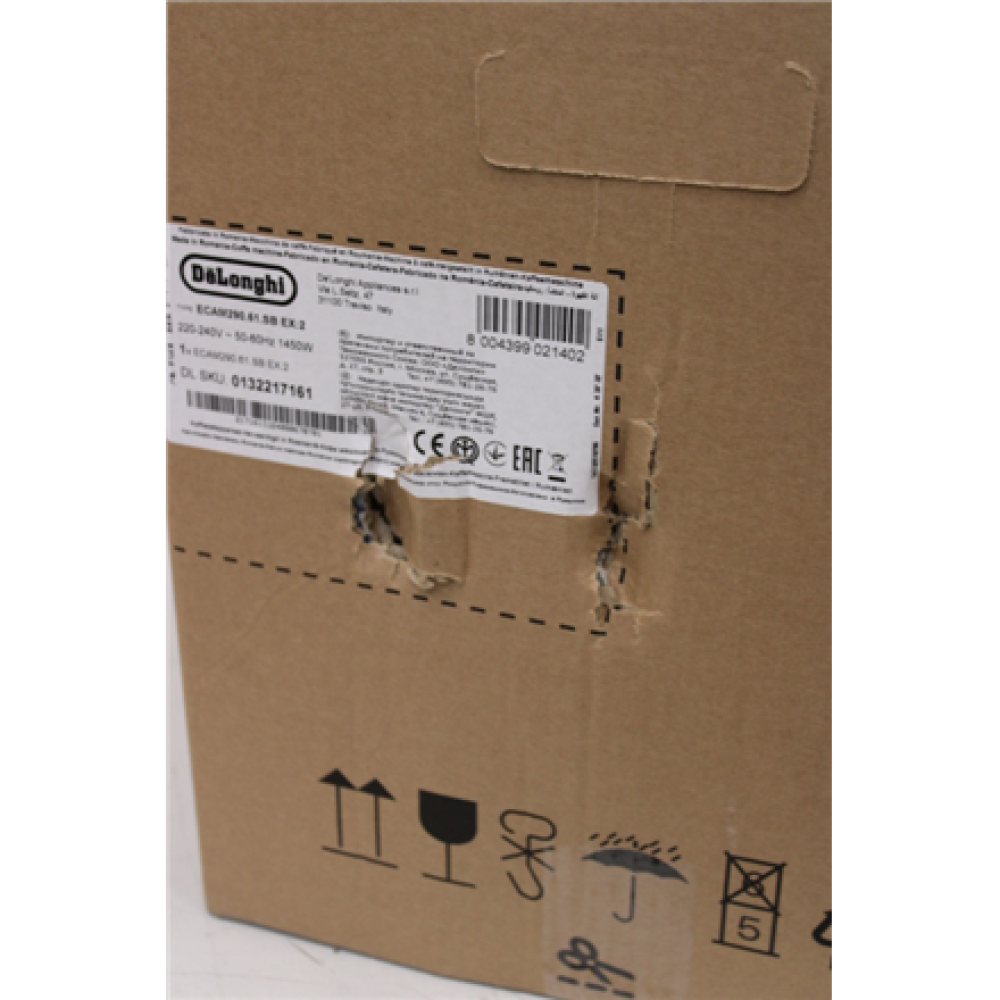 SALE OUT. DeLonghi ECAM 290.61.SB Magnifica Evo Automatic Espresso Machine,Pressure 15 bar,Capacity 1.8L,Power 1450W,Beans/ground coffee, Si , Delonghi , Automatic Coffee Maker , ECAM290.61.SB Magnifica Evo , Pump pressure 15 bar , Built-in milk frother ,