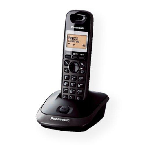Panasonic , KX-TG2511FX , Built-in display , Caller ID , Black , Conference call , Phonebook capacity 50 entries , Speakerphone , 240 g , Wireless connection