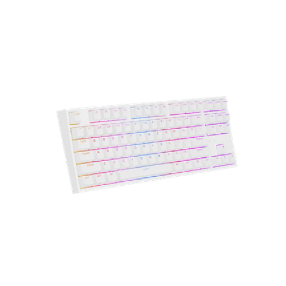 Genesis , Mechanical Gaming Keyboard , THOR 404 TKL RGB , White , Mechanical Gaming Keyboard , Wired , US , USB Type-A , 1005 g , Kailh Box Brown V2