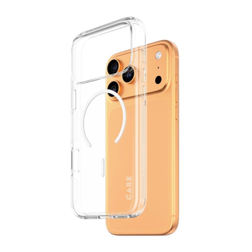 PanzerGlass Flagship Case , Back cover , Apple , iPhone 17 Pro Max , Recycled plastic , Transparent , Urban Explorer w. White MagSafe