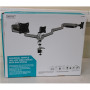 SALE OUT. DIGITUS Triple monitor mount, 3x 27, 3x 6 kg , Digitus Desk Mount , Triple Monitor Gas Spring Mount DA-90363 , Adjustable Height, Tilt, Swivel , 15-27 , Maximum weight (capacity) 3x6 kg , DAMAGED PACKAGING , Silver