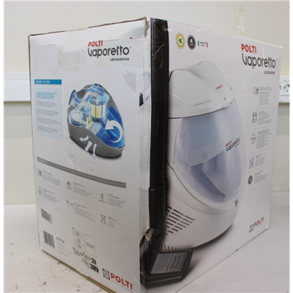 SALE OUT. Polti , Steam-Vacuum cleaner , Vaporetto Lecoaspira FAV30 , Power 1350 W , Steam pressure 4 bar , Water tank capacity 1.1 L , White , DAMAGFED PACKAGING,UNPACKED