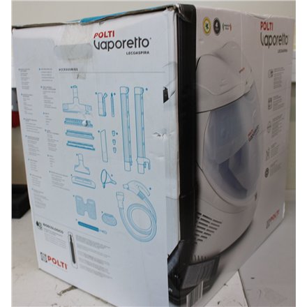 SALE OUT. Polti , Steam-Vacuum cleaner , Vaporetto Lecoaspira FAV30 , Power 1350 W , Steam pressure 4 bar , Water tank capacity 1.1 L , White , DAMAGFED PACKAGING,UNPACKED