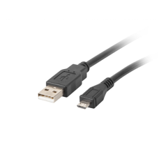 Lanberg Micro USB to USB Type-A 2.0 Cable, 1 m , CA-USBM-10CC-0010-BK , Micro USB to USB Type-A