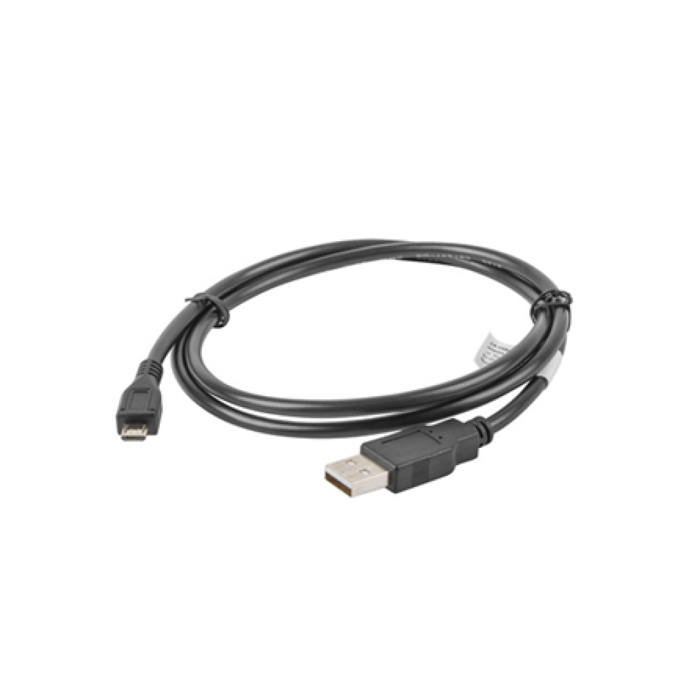 Lanberg Micro USB to USB Type-A 2.0 Cable, 1 m , CA-USBM-10CC-0010-BK , Micro USB to USB Type-A