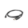 Lanberg , Micro USB to USB Type-A 2.0 Cable, 1 m , CA-USBM-10CC-0010-BK , Micro USB to USB Type-A