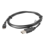 Lanberg Micro USB to USB Type-A 2.0 Cable, 1 m , CA-USBM-10CC-0010-BK , Micro USB to USB Type-A
