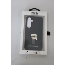 SALE OUT. Karl Lagerfeld KLHCS24SSMHKNPK S24 S921black Silicone Ikonik Metal Pin DIRTY PACKAGING , Karl Lagerfeld DIRTY PACKAGING
