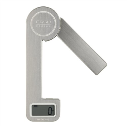 Caso , Scales , KitchenEcostyle , Maximum weight (capacity) 5 kg , Graduation 1 g , Display type LCD , Stainless steel