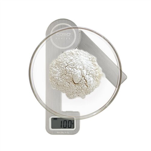 Caso , Scales , KitchenEcostyle , Maximum weight (capacity) 5 kg , Graduation 1 g , Display type LCD , Stainless steel