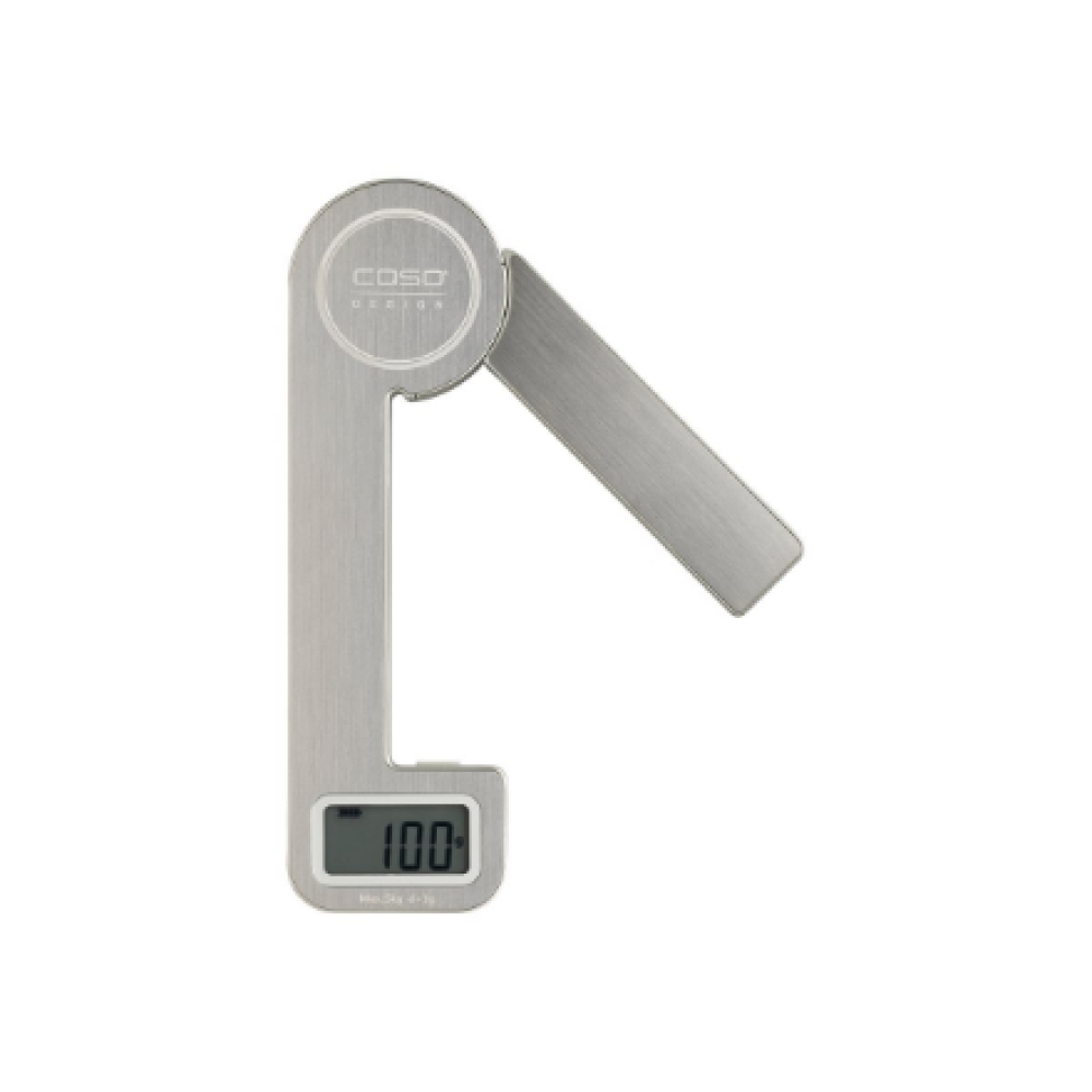 Caso , Scales , KitchenEcostyle , Maximum weight (capacity) 5 kg , Graduation 1 g , Display type LCD , Stainless steel