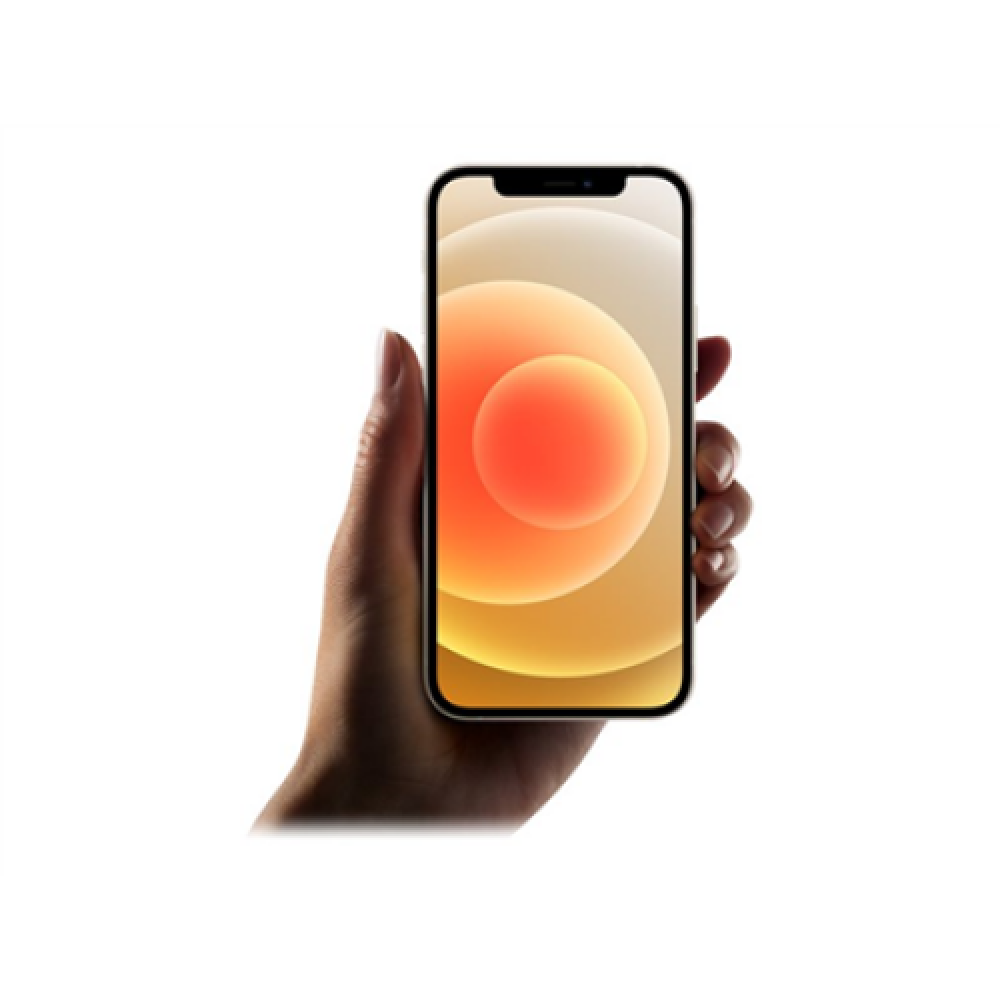 Apple , iPhone 12 , White , 6.1 , XDR OLED , 2532 x 1170 pixels , Apple , A14 Bionic , Internal RAM 4 GB , 128 GB , Single SIM , Nano-SIM and eSIM , 3G , 4G , Main camera Dual 12+12 MP , Secondary camera 12 MP , iOS , 14 , 2815 mAh