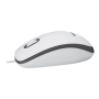 Logitech , Mouse , M100 , Wired , USB-A , White