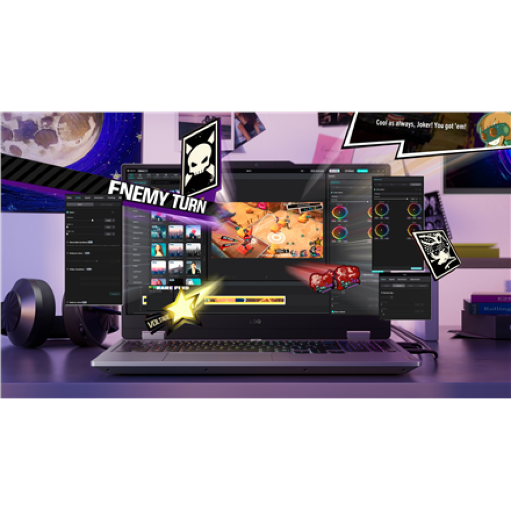 Lenovo LOQ 15IRX10 , Luna Grey , 15.6 , IPS , FHD , 1920 x 1080 pixels , Anti-glare , Intel Core i7 , i7-13650HX , 24 (2x12) GB , SO-DIMM DDR5 , Solid-state drive capacity 1000 GB , NVIDIA GeForce RTX 5070 , GDDR7 , 8 GB , Windows 11 Home , 802.11ax , Blu