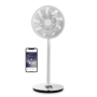 Duux , Smart Fan , Whisper Flex , Stand Fan , White , Diameter 34 cm , Number of speeds 26 , Oscillation , 3-27 W , Yes , Timer