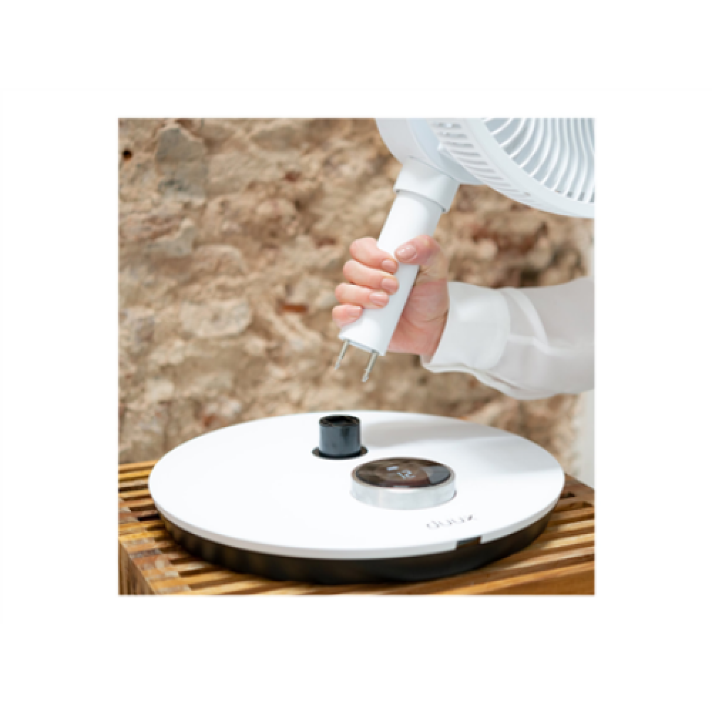 Duux , Smart Fan , Whisper Flex , Stand Fan , White , Diameter 34 cm , Number of speeds 26 , Oscillation , 3-27 W , Yes , Timer