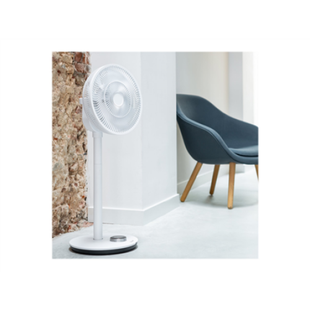 Duux , Smart Fan , Whisper Flex , Stand Fan , White , Diameter 34 cm , Number of speeds 26 , Oscillation , 3-27 W , Yes , Timer