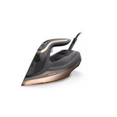 Philips , Azur DST8041/80 , Steam Iron , 3000 W , Water tank capacity 350 ml , Continuous steam 80 g/min , Steam boost performance 260 g/min , Black/Gold