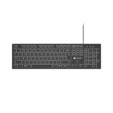 Natec Herring Glow , Keyboard , Wired , US , Black , USB Type-A