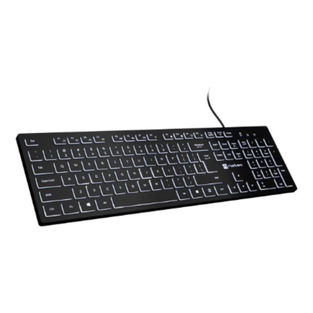 Natec , Herring Glow , Keyboard , Wired , US , Black , USB-A