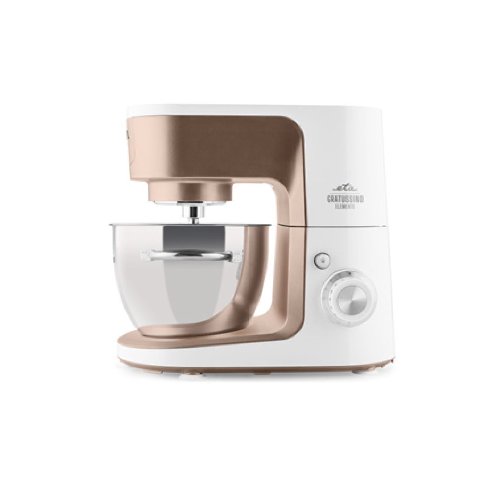 ETA Kitchen machine , Gratussino III Elements 302390210 , 1200 W , Number of speeds 8 , Bowl capacity 4.5 L , White/Rose Gold