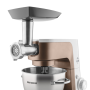 ETA Kitchen machine , Gratussino III Elements 302390210 , 1200 W , Number of speeds 8 , Bowl capacity 4.5 L , White/Rose Gold
